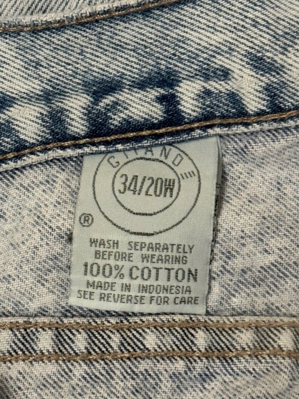 Gitano Jeans Women 34 Acid Wash Distressed Bow Back Raw Hem Tapered Frayed Ankle - Picture 4 of 13